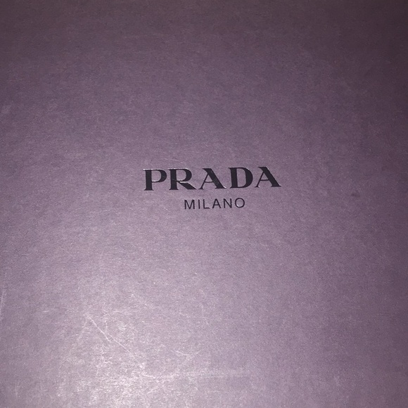 Chocolate Prada Stack Heels - Picture 2 of 5